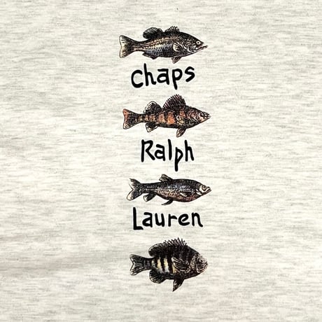 【USED】90's CHAPS RALPH LAUREN FRESHWATER FISHS T-SHIRT