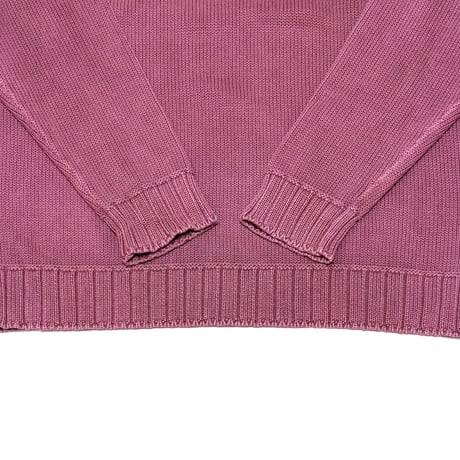【USED】00's BLUE HARBOUR MARKS & SPENCER COTTON POLY KNIT SWEATER