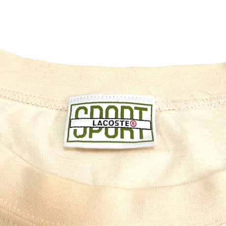【USED】90'S LACOSTE SPORT SCHOOL OF FISH T-SHIRT