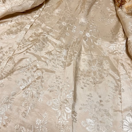 【USED】1890's LANTERN SLEEVE ORIENTAL JACQUARD JACKET