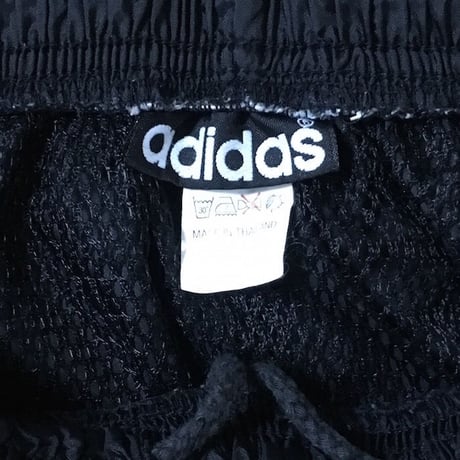 【USED】90'S ADIDAS BIG TREFOIL NYLON TROUSERS