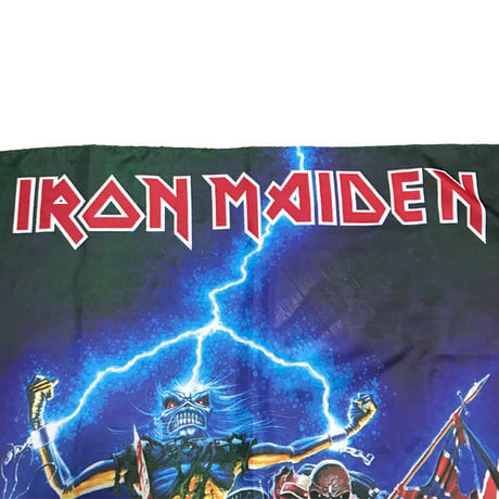 【USED】90'S IRON MAIDEN SCARF MADE IN ITALY