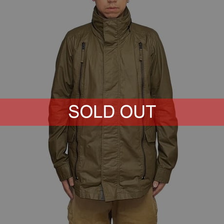 【USED】00's Marithe + Francois Girbaud PU COATED TRANSFORM JACKET SIZE:M
