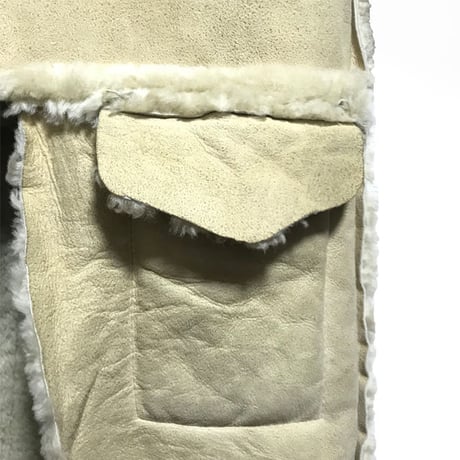 【USED】90'S MALCOLM MCLAREN MOUTON BUFFALO COAT