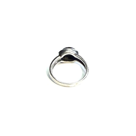 【USED】Vintage Sterling Silver Black Onyx Ring