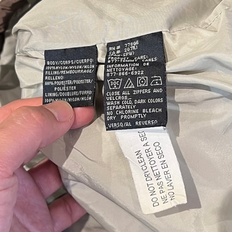 【USED】00's TOMMY HILFIGER PADDED NYLON ANORAK JACKET