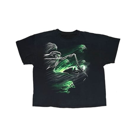 【USED】00'S GRIM REAPER  RIDER T-SHIRT