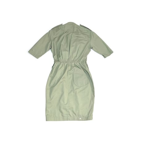 【USED】80'S THIERRY MUGLER ASYMMETRY S/S DRESS