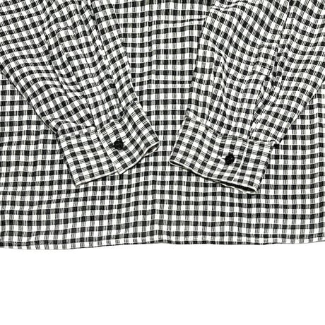 【USED】80'S-90'S VERSACE CHECKERED PULLOVER SHIRT