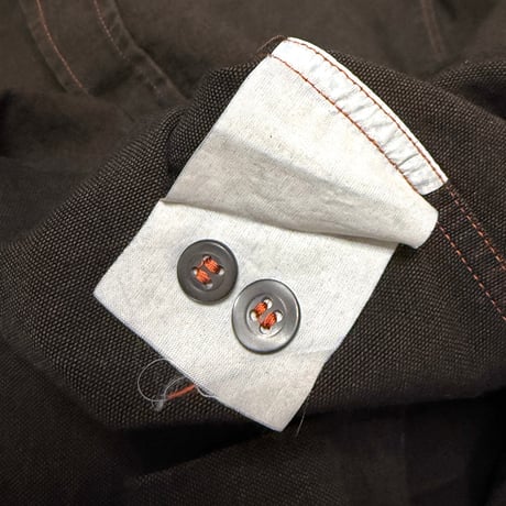 【USED】90's-00's C.P.Company Garment-Dyed Contrast Stitch Shirt