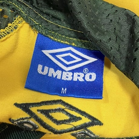 【USED】90'S OLD UMBRO BRAZILIAN COLOR FOOTBALL TRAINING SHIRT