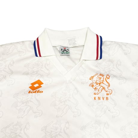 【USED】LOTTO 1994 NETHERLANDS AWAY SOCCER JERSEY
