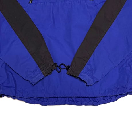 【USED】90's Tommy Hilfiger Athletics Dual Half-Zip Pullover Blue × Black