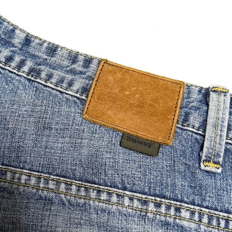 【USED】90's-00's STUSSY-dm. Vintage Faded Denim Pants