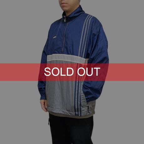 【USED】90'S-00'S ADIDAS NYLON PULLOVER