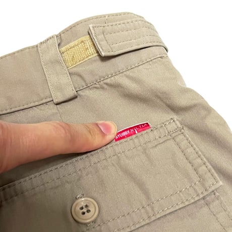 【USED】00's STUSSY WORK TROUSERS BEIGE MADE IN USA