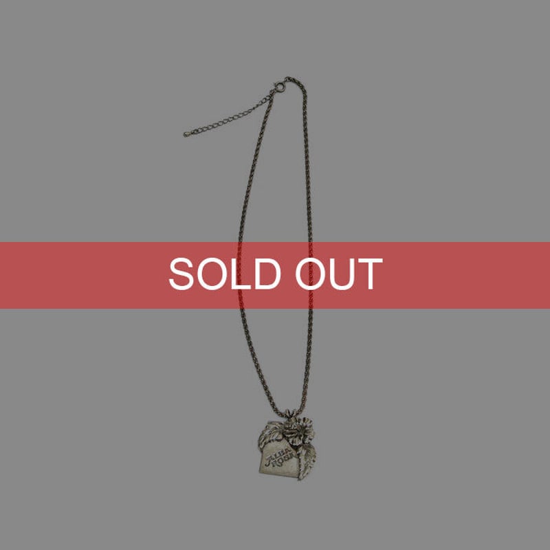 USED】00'S ALBA ROSA HIBISCUS NECKLACE SILVER92 USED】00'S ALBA ROSA HIBISCUS NECKLACE SILVER92