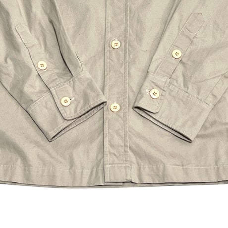 【USED】00'S STUSSY UTILITY POCKET SHIRT BEIGE
