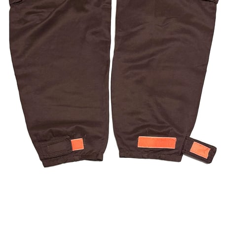 【USED】90's W.&L.T. Cyber Cargo Pants Brown