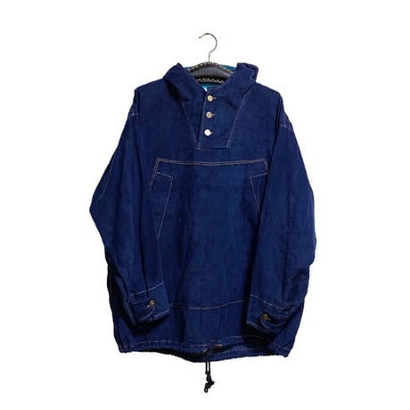 【USED】90'S ANARCHIC ADJUSTMENT CORDUROY ANORAK JACKET "SubBase" NAVY