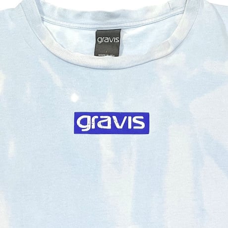 【USED】90'S-00'S GRAVIS BOX LOGO T-SHIRT