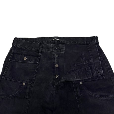 【USED】JACQUEMUS LE GADJO 6-POCKET BLACK JEANS