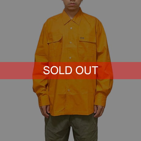 【DEAD STOCK】00'S STUSSY ORANGE SHIRT