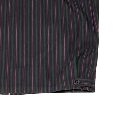 【USED】80's OLD STUSSY STRIPE OVERSIZED DRIZZLER JACKET