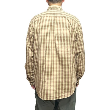 【USED】90's STUSSY FLAP POCKET CHECK SHIRT