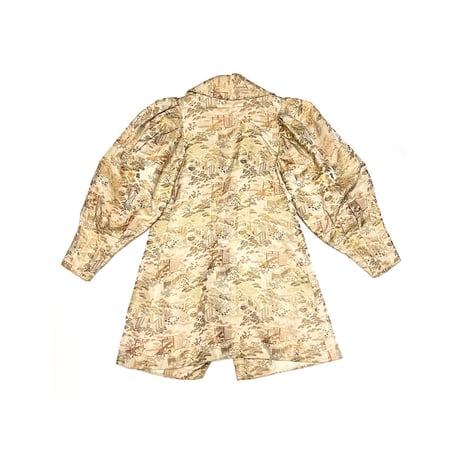 【USED】1890's LANTERN SLEEVE ORIENTAL JACQUARD JACKET