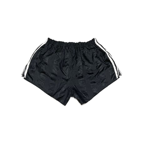 【USED】90's adidas POLY RUNNING SHORTS BLACK
