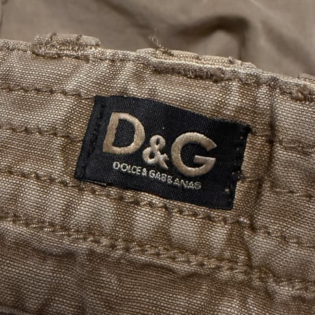 【USED】00's D&G Multi-Pocket Monster Cargo Pants