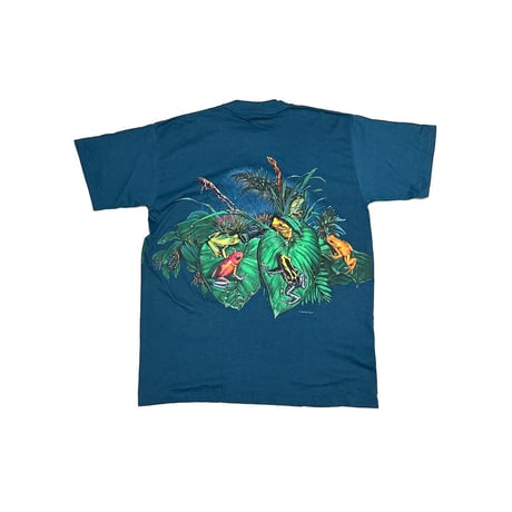 【DEAD STOCK】90's HABITAT POISON FROGS T-SHIRT