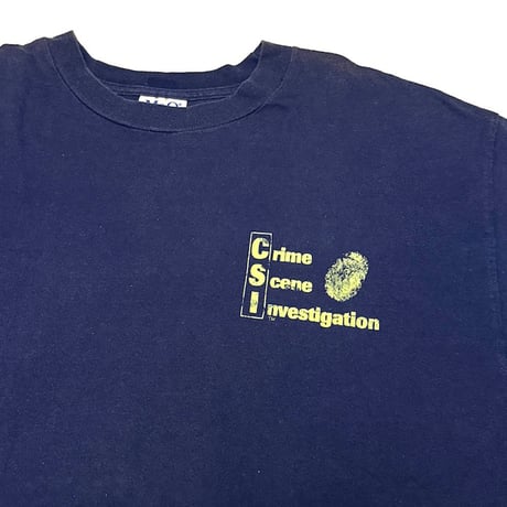 【USED】00's Crime Scene Investigator T-SHIRT