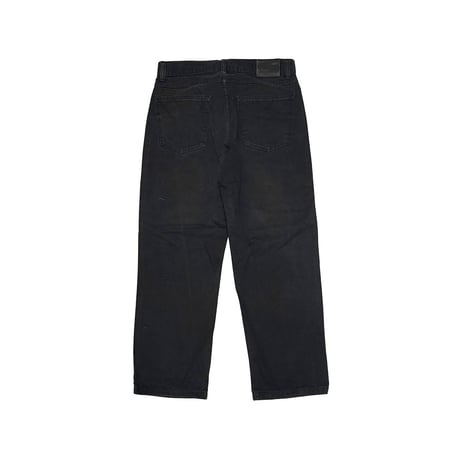 【USED】90's-00's Yves Saint Laurent Pour Homme Y Stitch Pocket Black Pants