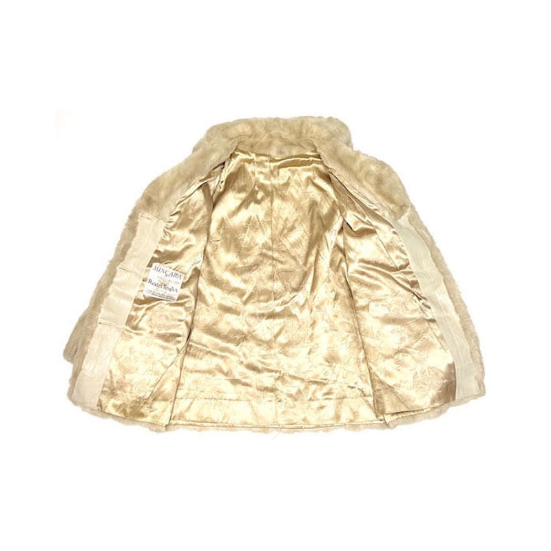 USED】60'S MINCARA Russell Taylor FAUX FUR JACK