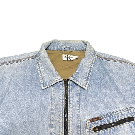 【USED】90's CK Calvin Klein Jeans 91-B TYPE DENIM JACKET