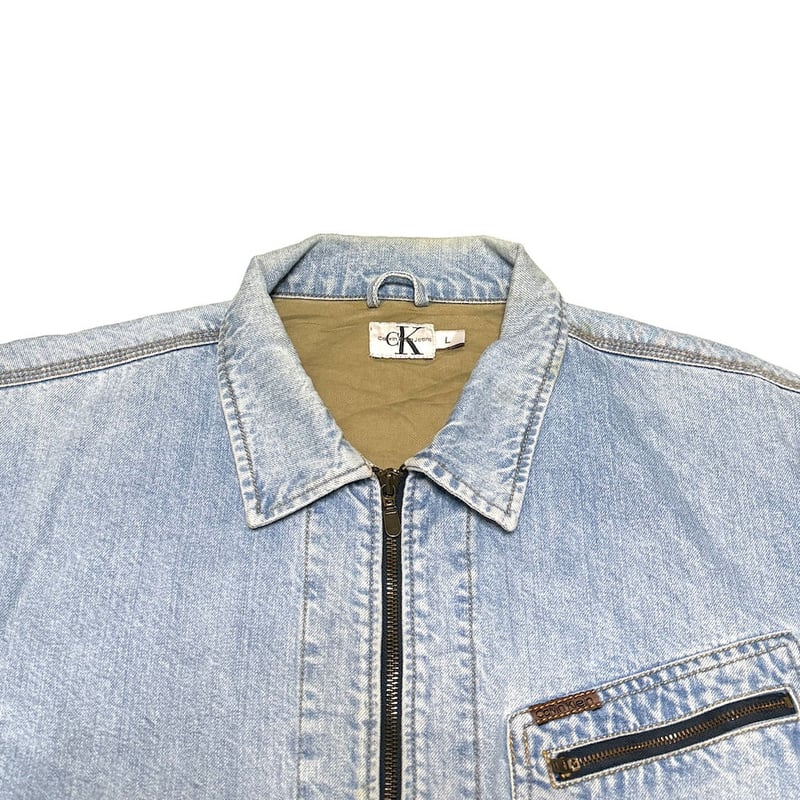 USED】90's CK Calvin Klein Jeans 91-B TYPE DENI USED】90's CK Calvin Klein Jeans 91-B TYPE DENI