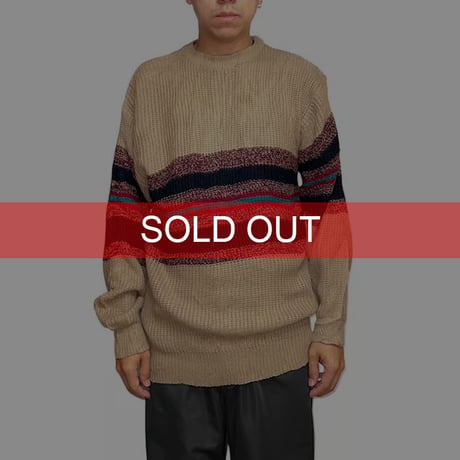 【USED】90'S CHAPEL HILL DEFORMED KNIT SWEATER