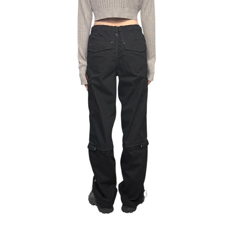 【USED】00's Y2K BADBOY GIMMICK PANTS BLACK