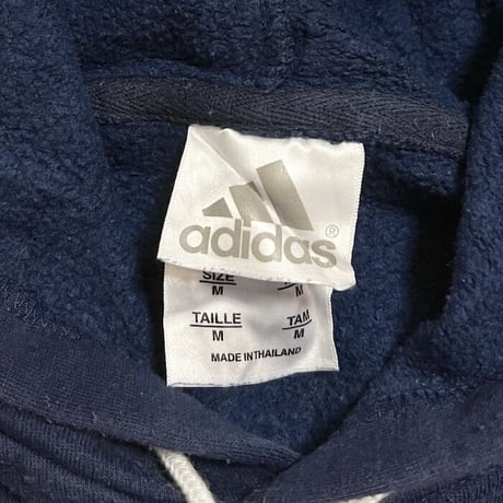 【USED】00'S ADIDAS POCKET CENTER LOGO SWEAT PARKA