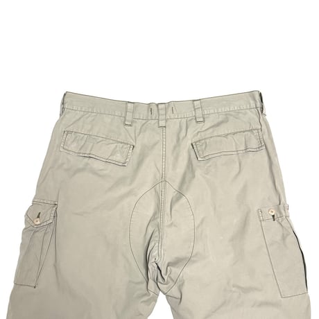 【USED】00's REPLAY European Tactical Cargo Pants Gray Beige