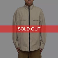 【USED】90's-00's NIKE Double Zip Minimal Utility Jacket Light Beige