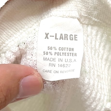 【USED】70's SMALL FLOWER PATTERN THERMAL TOP