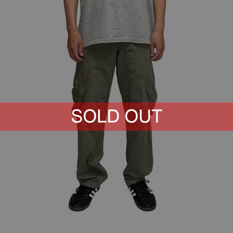 【USED】00's NIKE RIPSTOP DIAGONAL POCKET CARGO PANTS