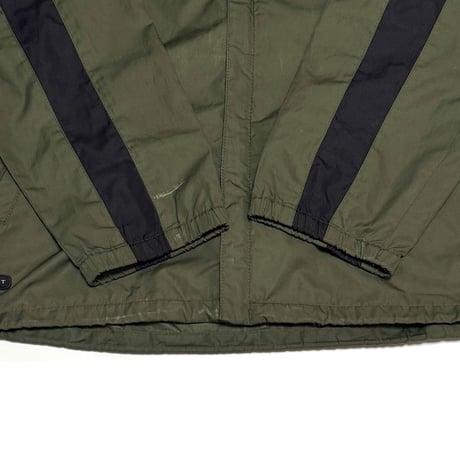 【USED】00's NIKE CLIMA-FIT Zip-Up Nylon Jacket Olive