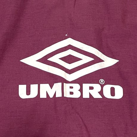 【USED】90'S OLD UMBRO DRILL TOP BURGUNDY