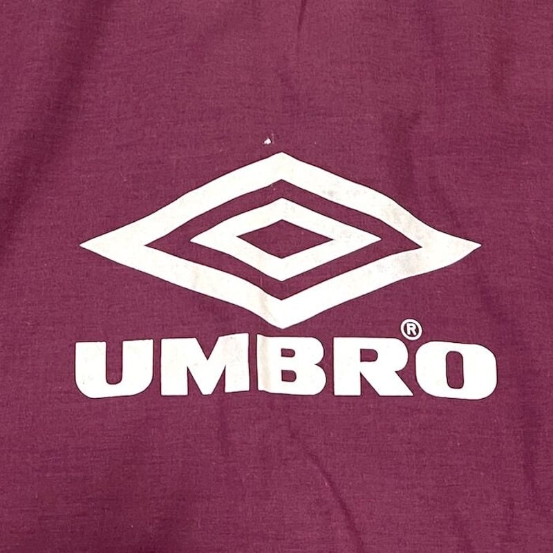 USED】90'S OLD UMBRO DRILL TOP BURGUNDY | KONBINI