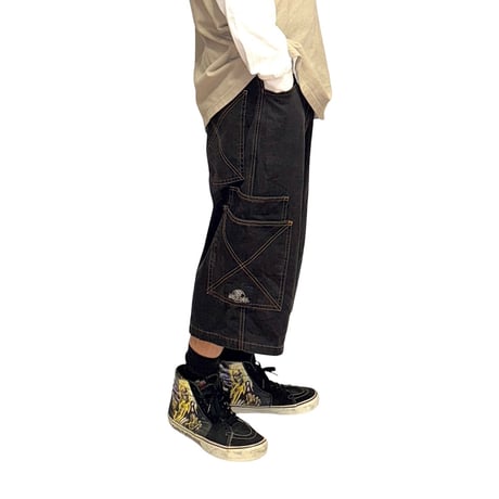 【USED】90's-00's BARREL ROLL BUGGY SHORTS BLACK