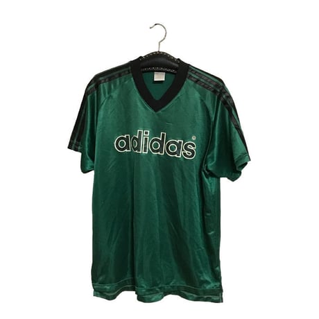 【USED】90'S ADIDAS  V-NECK S/S GAME T-SHIRT